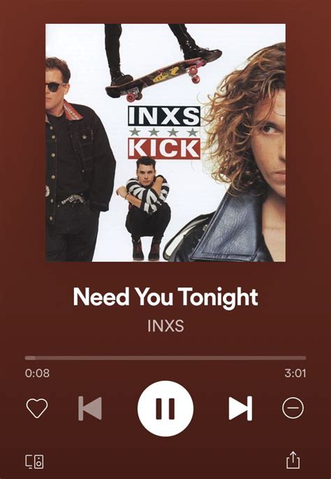 Inxs Need You Tonight Michael Hutchence Rock Bands Music