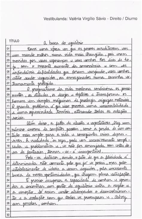 Exemplos De Redação Dissertativa Argumentativa Vestibular Dicas Para