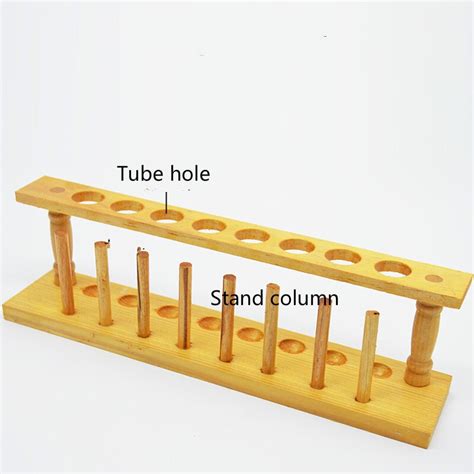 Wooden Test Tube Rack 8 Holes Wooden Test Tube Rac Grandado