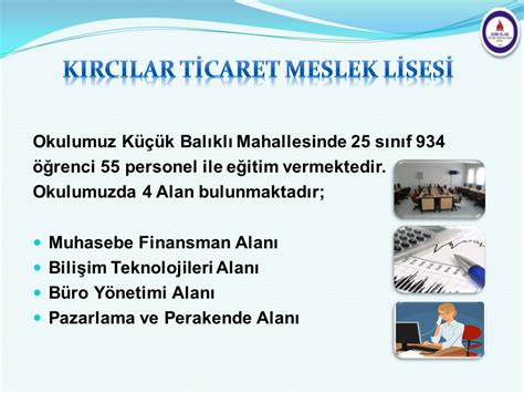 Okulumuz 1998 yılında Eğitim Öğretim yılında Ticaret Meslek Lisesi