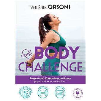 Le Body Challenge Poche Valérie Orsoni Achat Livre fnac