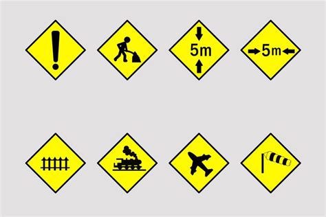 Premium Vector | Traffic safety signs