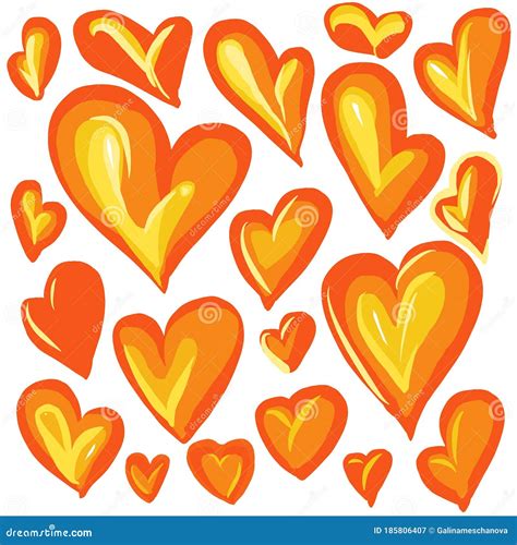 Cùng tìm hiểu Background orange hearts Đẹp và cảm động