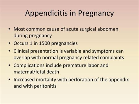 Mr Imaging Of Pregnant Women With Abdominal Pain And Suspected Appendicitis Diagnostic Accuracy