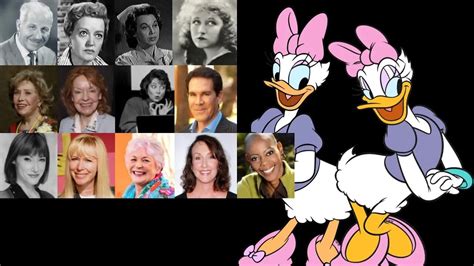 Animated Voice Comparison Daisy Duck Disney