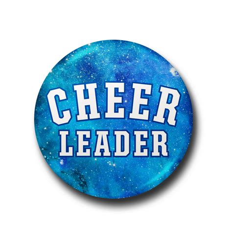 Blue Space I Love Cheer® Pin Badge I Love Cheer®