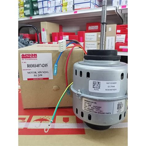 Genuine Parts Acson Fan Motor Indoor Shopee Malaysia