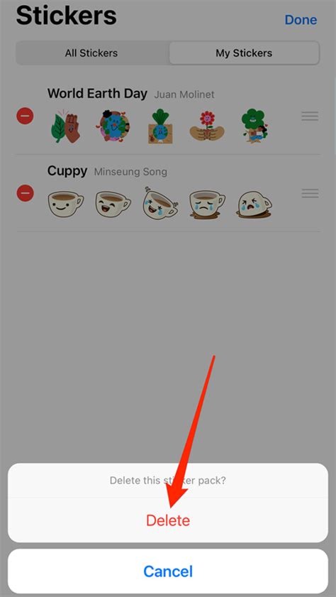 Whatsapp How To Delete A Sticker Pack