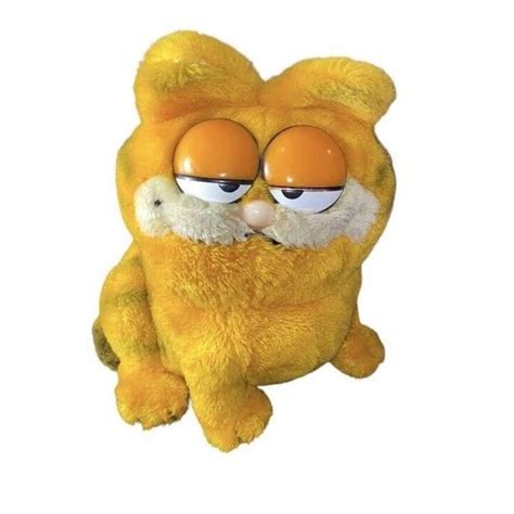 Garfield Toys Vintage Dakin Garfield Plush 981 Sitting Fat Cat