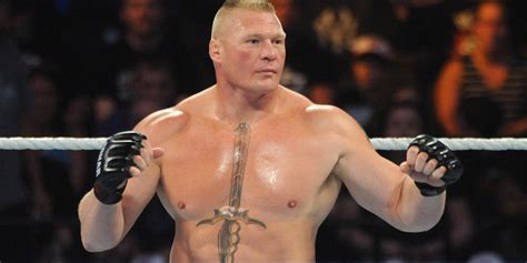 Why Brock Lesnar Has A Giant Sword Tattoo, Explained