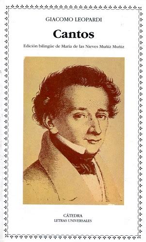 Libro Cantos 9788437616391 Leopardi Giacomo 1798 1837