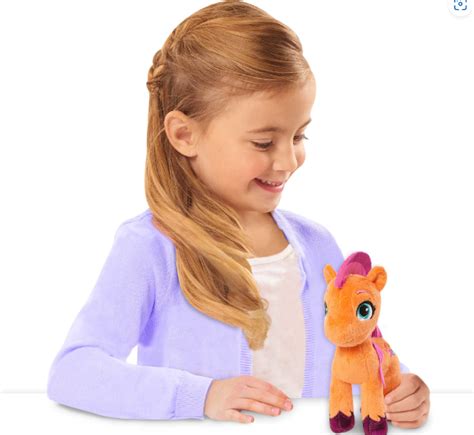 My Little Pony 7-Inch Sunny Starscout Small Plush, Stuffed Animal, Hor