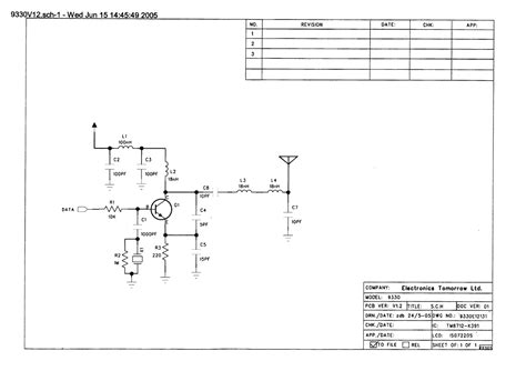 672440305 433mhz Rf Transmitter Schematics Print 672x Schematic Tif 2 Pages Electronics Tomorrow