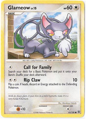 Glameow Majestic Dawn Bulbapedia The Community Driven Pok Mon