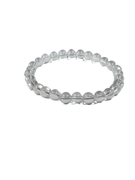 Clear Quartz 6mm Power Bracelet The Crystal Healer