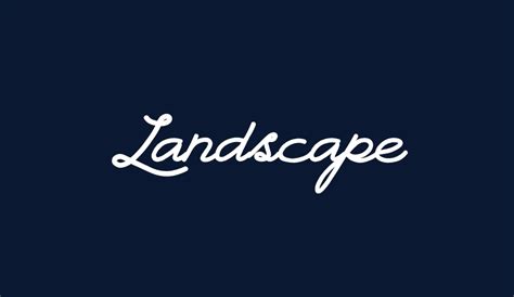 Landscape Free Font