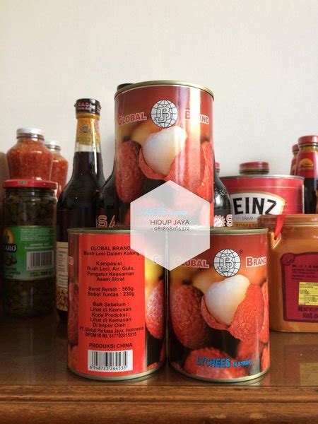 Jual Global Brand Lychees In Syrup Leci Kaleng 565gr Di Lapak PD Hidup