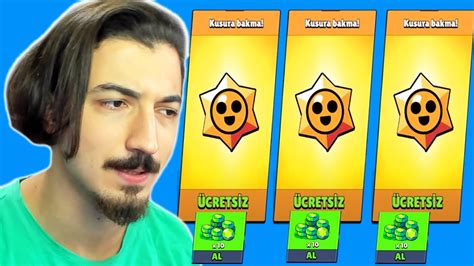 Bedava 30 ELMAS VE 3 EFSANEVİ STAR HEDİYESİ ALDIM Brawl Stars YouTube