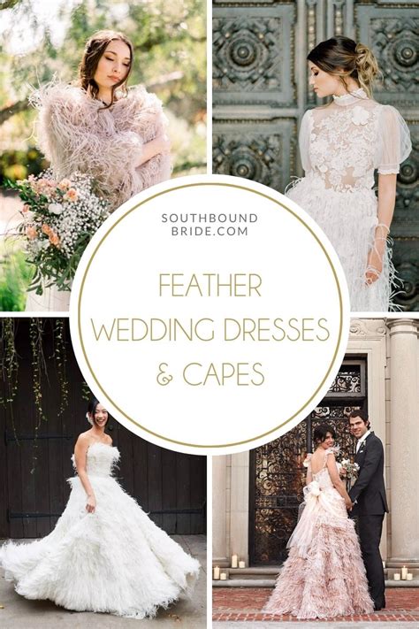 Feather Wedding Dresses Feather Bridal Capes