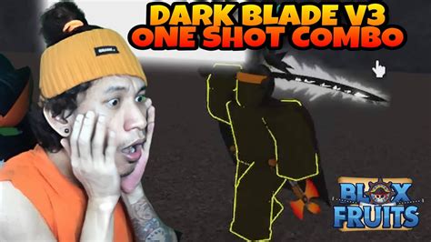 Dark Blade V3 One Shot Combo In Blox Fruits How To Obtain Dark Blade