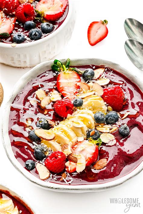 Acai Bowl Recipe Minutes Wholesome Yum