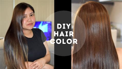 How To Color Your Hair At Home Easy And Effective Youtube