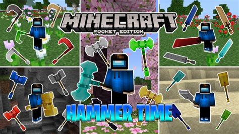 Mod Martillos Para Minecraft Pe Addon Hammer Time Hachas