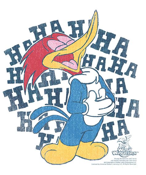 Woody Woodpecker Cartoon Laugh It Up Digital Art by Thelma Mackellar - Fine Art America