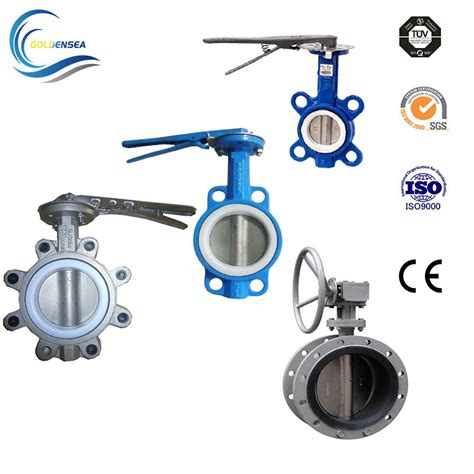 Ductile Iron Body Disc Ss410 Shaft Epdm Seal 3 Inch Dn80 Wafer Type Butterfly Valve Pn1016