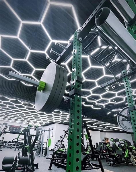 Gym Led Lighting Honeycomb Hexagon Hexagrid Gym Lighting Led Lighting