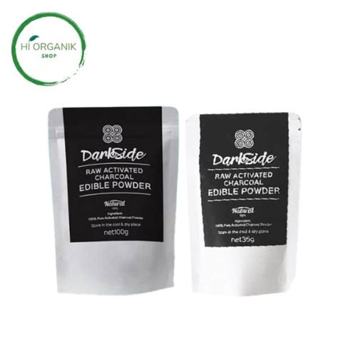 Jual Darkside Edible Powder Activated Charcoal Masker Arang Aktif