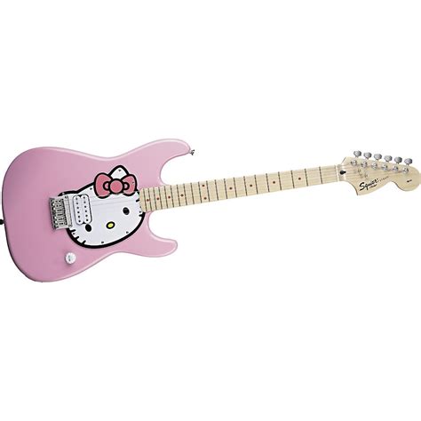 Squier Hello Kitty Stratocaster Electric Guitar Pink