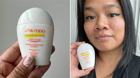 I Tried The Shiseido Urban Environment Vita Clear Sunscreen Spf 42 For Glowy Skin — Editor