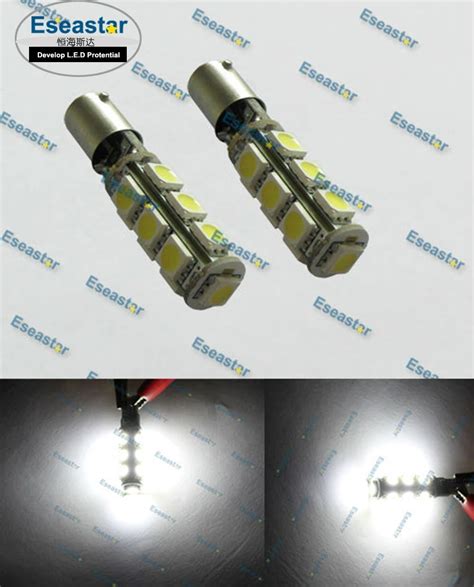 10pcs Lot Eseastar Durable 13LED SMD5050 Canbus H6W Bulb Auto BAX9S