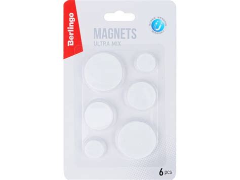 Magnesy Do Tablic Okr G E Berlingo Ultra Mocne Sztuk Bia E Berlingo