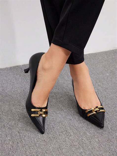 Cuccoo Bizchic Women S High Heeled Pump Shoes With Pointed Toe