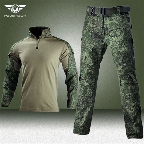 Ru Camo Conjuntos T Ticos Para Homens Uniforme Militar Airsoft Ao Ar