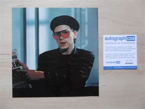 JOHNNY ROTTEN SEX Pistols Original Autogramm Signed 19x19 Cm