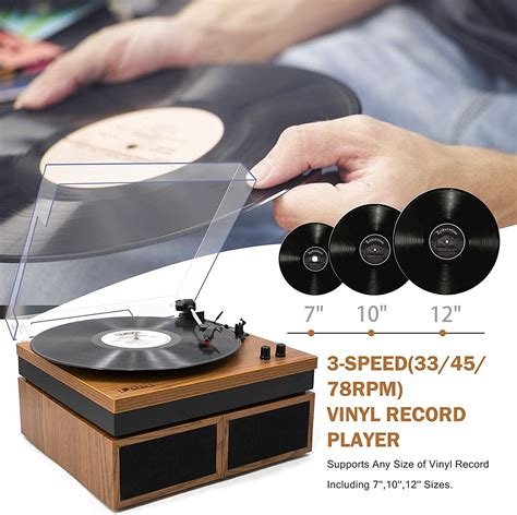 Buy LP No 1 Bluetooth Vinyl Record Player With External Speakers 3