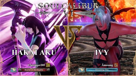 SoulCalibur VI CSpringer205 Hakai Aku VS Amesang Ivy Xbox