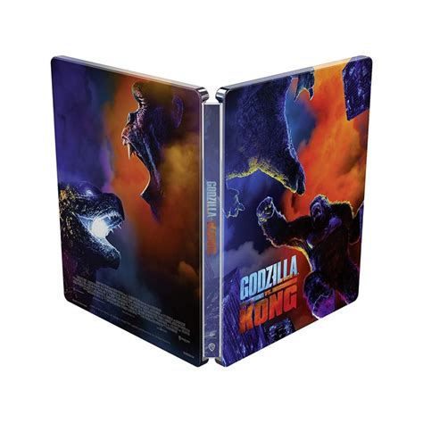 Godzilla Vs Kong Steelbook 4k UHD Blu Ray Blu Ray