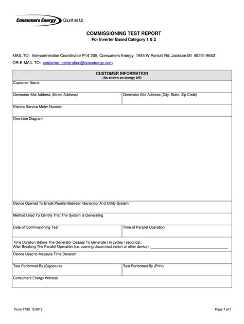 Commissioning Report Template Fill Out And Sign Online Dochub