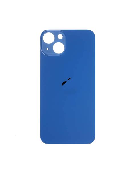 Tapa Trasera Iphone Mini Agujero Grande Eu Azul