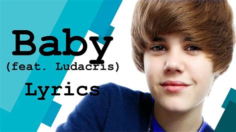 Justin Bieber Feat Ludacris Baby Lyrics Youtube