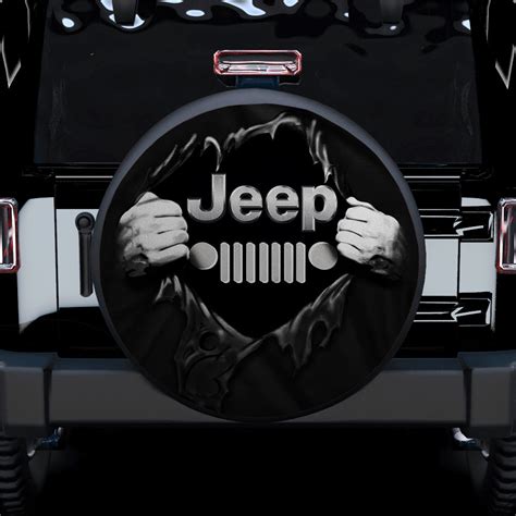 Super Shirt Style Jeep Inside Car Spare Tire Covers Gift For Campers