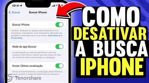 Como DESATIVAR O Buscar IPhone Ou SEM Senha Passo A Passo YouTube