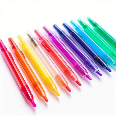 Premium Photo Assorted Vibrant Gel Pens Smooth Ink Flow