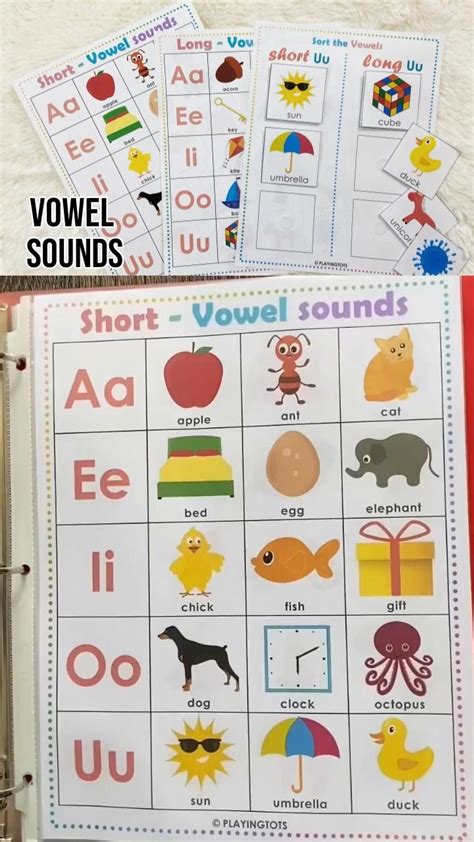 Printable Vowel Chart