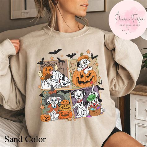 Vintage Disney 101 Dalmatians Halloween Shirt Retro Disney Etsy