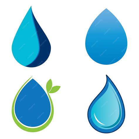 Premium Vector Water Drop Logo Vector Illustration Template Design